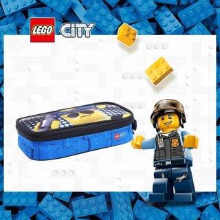 【LEGO 樂高】LEGO丹麥樂高鉛筆盒-警察 10052-2003