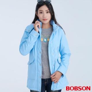【BOBSON】女款連帽風衣外套(84102-58)
