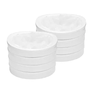 【townew 拓牛】R15F白色半透明垃圾盒8入(T Air One專用)