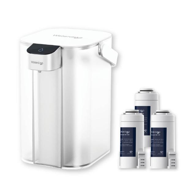 【Waterdrop】Electric電動濾水壺1年份套組3.5L ED01(1壺1芯+3芯)