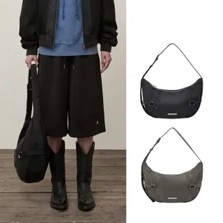 【MATIN KIM】官方旗艦 月弧造型大容量尼龍流浪包(多款任選)