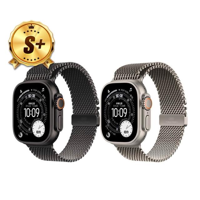 【Apple】S+級福利品 Apple Watch Ultra 3 GPS+行動網路 49mm(鈦金屬錶殼搭配米蘭錶環)