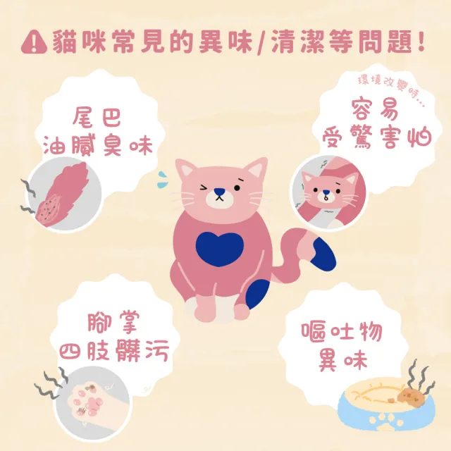 【光能淨】貓咪專屬！瞬效去味除菌噴霧600mlx2-安心乳香(抗菌除臭 肌膚護理 安心寧神 舒緩身心)