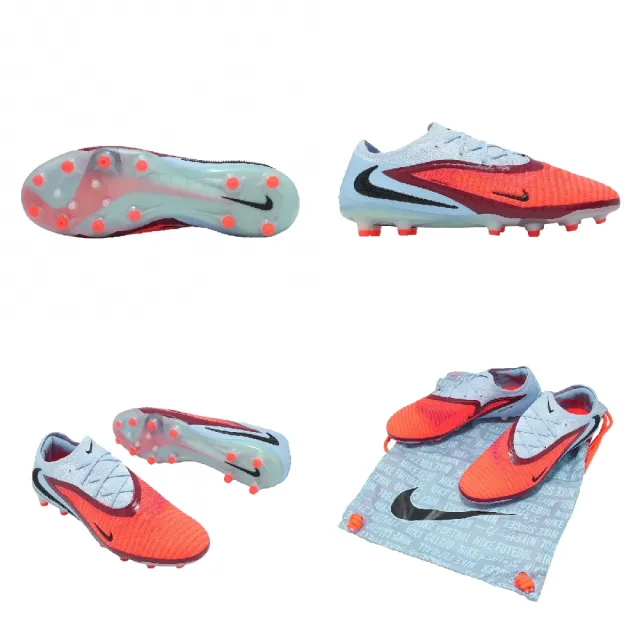 NIKE 耐吉】足球釘鞋Phantom 6 Low Elite AG-Pro 男鞋藍紅人工草皮抓地