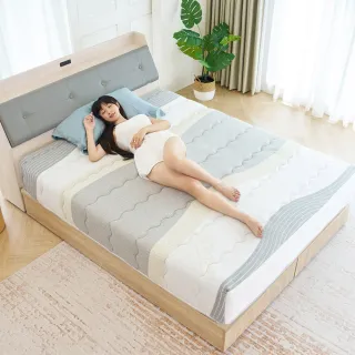 【KIKY】檸檬塔天絲硬式獨立筒床墊(單人加大3.5尺)