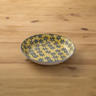 【LohasPottery 陸寶】日本製 美濃燒 Pottery Field 七款花紋 8.9吋咖哩湯盤(日式陶瓷盤 湯麵盤 燉菜盤)