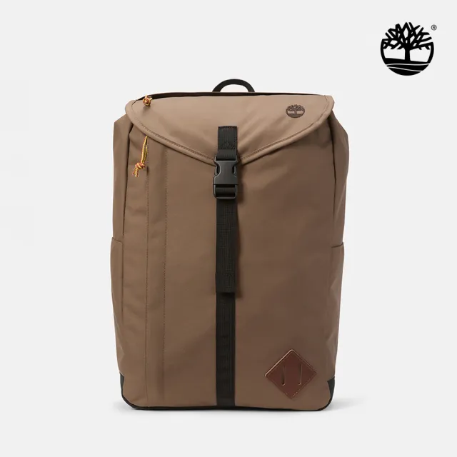 【Timberland】中性咖啡色19公升休閒後背包(A6MFWBK0)
