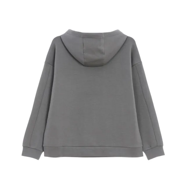 【GIORDANO 佐丹奴】女裝高彈力連帽上衣 Urban Outdoor系列(14 熔岩煙灰)