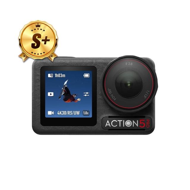【DJI】S+級福利品 Osmo Action 5 Pro 旅行套裝(內附兩顆原廠電池)