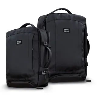 【American Explorer 美國探險家】加購品 AN22 後背包 雙肩包 超輕量 反車拉鏈 可插掛拉桿 大容量 防潑水