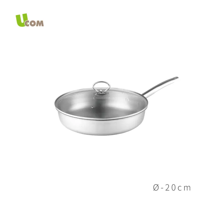【UCOM 瑞康屋】鍋匠系列MT25台製複合金單柄平底鍋(20cm)