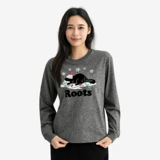 【Roots】Roots女裝- HOLIDAY COOPER 長袖上衣(灰色)