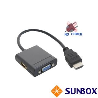 【SUNBOX 慧光】HDMI 轉 HDMI +VGA 影音分配器(VCS115A)