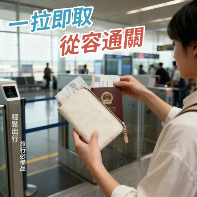 【Traveler】2入組 旅人防盜刷護照夾/護照錢包 護照夾 手機包(護照套 護照夾 拉鍊錢包 防潑水 放