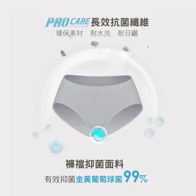 【MarCella 瑪榭】MIT無縫中低腰包臀型抗菌內褲(女內褲/抗菌內褲/中低腰內褲/包臀/無縫內褲)