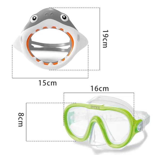 【SWIMFLOW】兒童專用浮潛面罩(浮潛面罩 兒童潛水面罩 防霧浮潛面罩 兒童面罩 ☆水面罩 兒童游泳面罩)