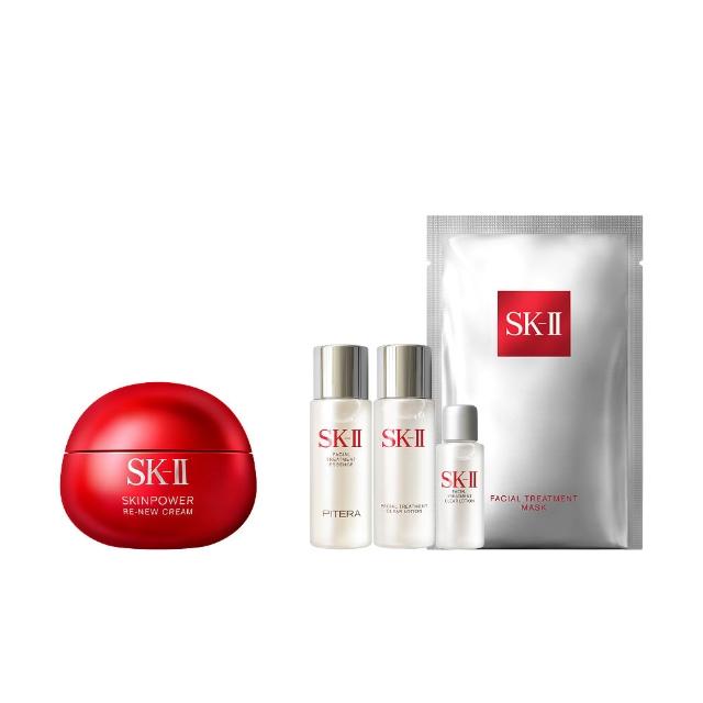 【SK-II官方直營】肌源賦能煥顏活膚霜 80g(經典or輕盈任選/乳霜/臉部保養/抗老/保濕/新品/大紅球/雙11)