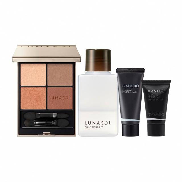 【Kanebo 佳麗寶】LUNASOL 晶巧霓光眼彩盒N 7g(多色任選_加贈卸妝洗顏防護組)