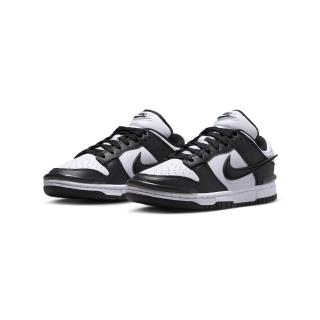 【NIKE 耐吉】W Dunk Low Twist 女鞋 黑白 熊貓 厚鞋舌 Panda DZ2794-001