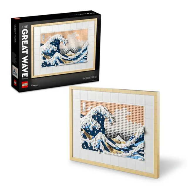 LEGO 樂高】Art 31208 葛飾北齋－神奈川沖浪裏(浮世繪日本富士山居家