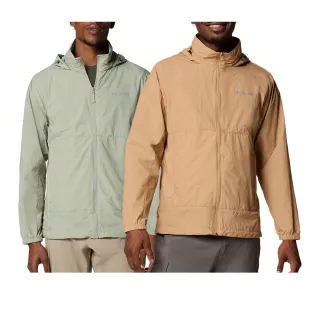 【Columbia 哥倫比亞】男款-超防曬UPF50防潑水風衣(多色任選)