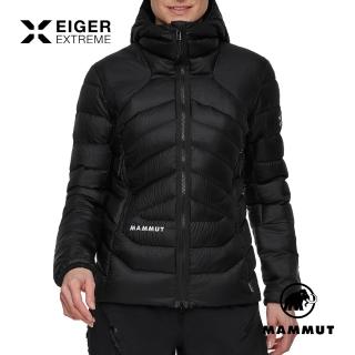 【Mammut 長毛象】Eiger Nordwand Light Down IN Hooded 極限艾格保暖連帽外套 黑色 女款 #1013-04070
