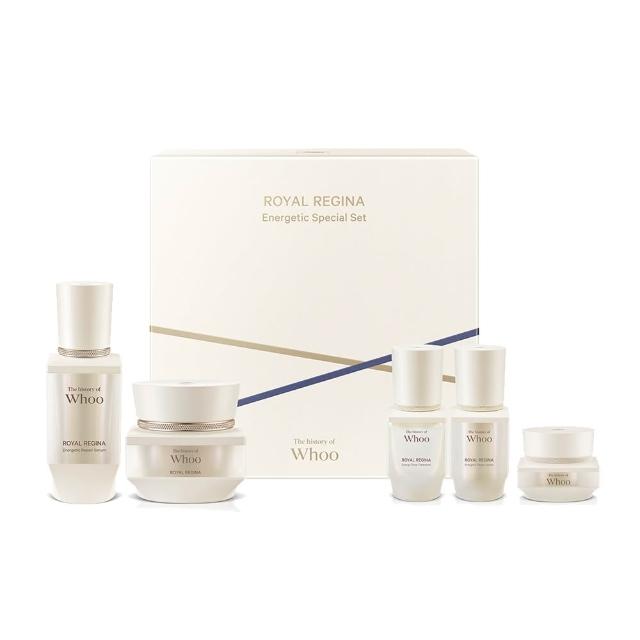 【WHOO 后】官方直營 臻韻能量活顏心禮盒30+50ml(精華30ml+霜50ml+露20ml+精華10ml+霜10ml)