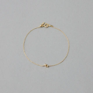 【ete】[Winter Treat｜VERY MERRY] K18YG 星夜棕鑽手鍊(金色)