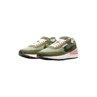 【NIKE 耐吉】W Waffle One NN 女 綠粉 輕量 運動 異材質 拼接 休閒鞋 DO4661-331