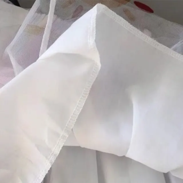 【橘魔法】彩虹流星半身蓬蓬裙(大童 女童 兒童 紗裙 裙子 澎澎裙 婚禮 花童 禮服 表演 童裝 小禮服)