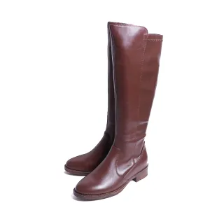 【KOKKO】超模迷人顯瘦纖體彈力美靴(深咖色)