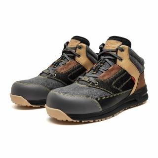 【MIZUNO 美津濃】F1GA257492(LSII 11L DENIM 日本岡山限定款 寬楦 塑鋼 防護鞋 工作鞋)
