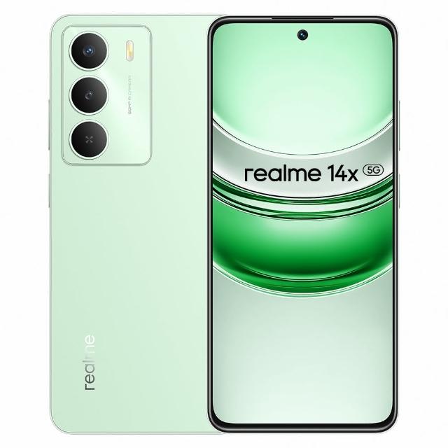【realme】14x 6.67吋 幻晶綠(8G/256G/聯發科天璣 6300/5000萬鏡頭畫素)