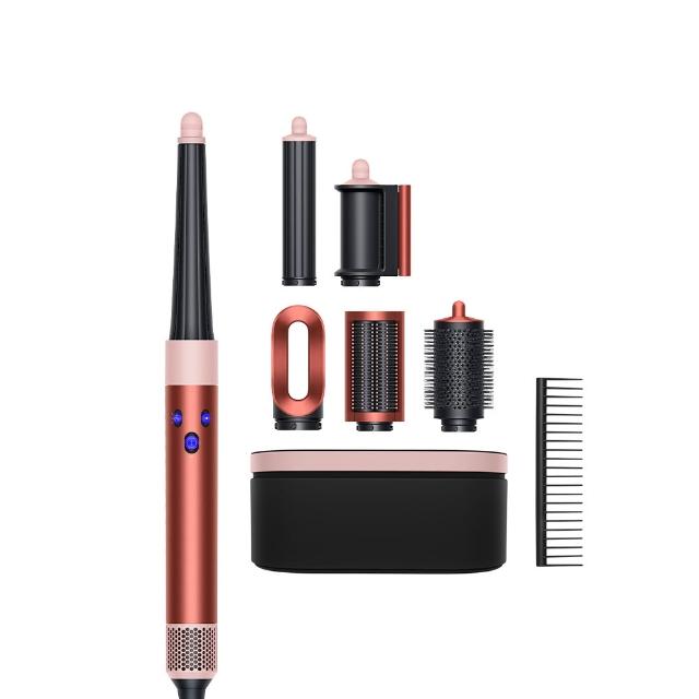 【dyson 戴森】HS08 Airwrap i.d.™ 藍牙多功能造型器/吹風機/捲髮器/捲髮棒(珊瑚莓)