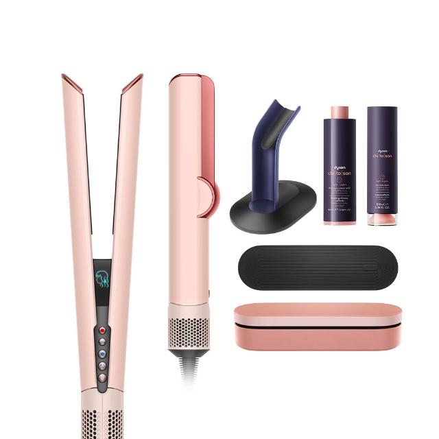【dyson 戴森】HT01 Airstrait™ 二合一吹風直髮器 離子夾(山櫻粉禮盒版 限定色)