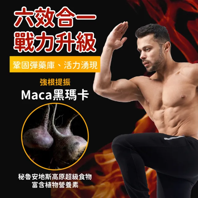 【CaPower 加柏爾】美洲雄鷹錠2入組(60粒/瓶)-含黑瑪卡.精胺酸.螯合鋅.人蔘精華.輔酶Q10.南瓜籽.馬卡