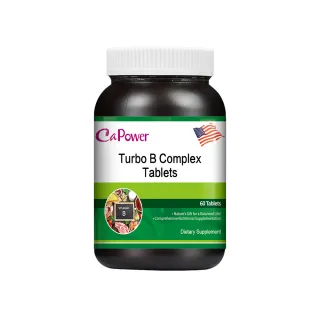 【美國CaPower加柏爾】維生素B群活力錠(60粒/瓶)