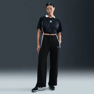 【NIKE 耐吉】AS W NSW PHNX FLC HR PANT WID 黑色 女款 高腰褲 運動褲 休閒 長褲(IH1012-010)