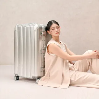 【ALLEZ 奧莉薇閣】29吋 PUMP PLUS+ 3:7大容量 鋁框胖胖箱(AVT19829)