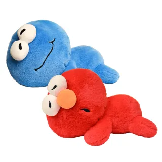 【芝麻街】9吋趴姿毛絨Elmo/Cookie Monster(2款任選)