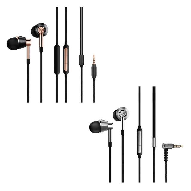 【1MORE】三單元圈鐵有線耳機/E1001(Hi-Res認證/專利金屬振膜)