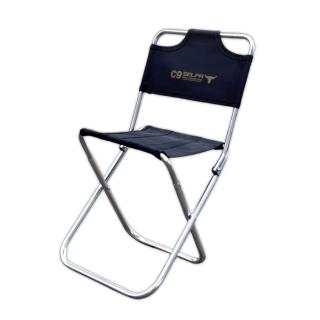 【May Shop】方便好攜帶 車露族 牛津布有椅背輕便摺疊椅子