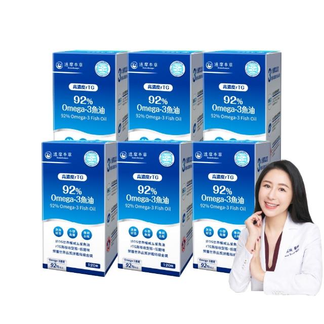 【大研生醫】omega-3 84%德國頂級魚油2入組(共120粒)