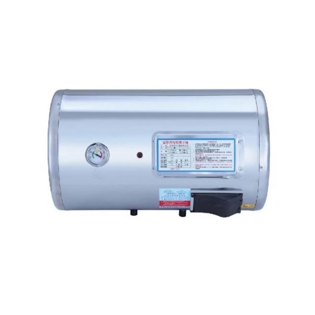 豪盟 EP-B15F 電熱水器，臺灣原廠生產，採用電能式排氣與機械控溫設計，提供穩定熱水供應。電熱管加熱方式，適閤家庭使用，冷熱水管口徑1/2吋，尺寸直徑43x高度74cm，能源效率達第五級，電壓220V，保固1年。高效熱效率，安全可靠，BSMI許可無需檢驗，是理想的家用熱水解決方案。