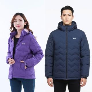 【遊遍天下】男款鋁點蓄熱防風防潑水保暖無車縫羽絨機能外套GJ22033(S-3L 大尺碼)