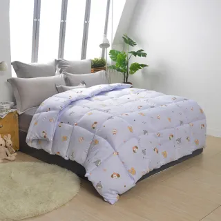 【京都手祚】買1送1 韓版珠光棉羽絲絨可水洗保暖冬被(單人/雙人 均一價/多款可選/棉被)