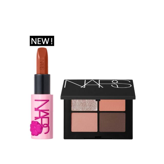 【NARS】奢光魅力眼唇雙星組(奢慾緞光唇膏/眼彩盤)