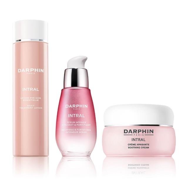 【DARPHIN 朵法】粉紅美力穩膚組(全效舒緩修護安瓶30ml+面霜50ml+保濕平衡露150ml/雙11限定)