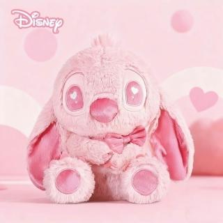 【Disney 迪士尼】正版授權櫻花粉25cm史迪奇小金戀愛告白公仔玩偶(閨蜜女友老婆情人節生日聖誕交換禮物)
