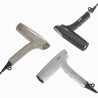 【Mins London】AYO 正負離子吹風機（迷霧黑）(全配-磁吸吹嘴x2 / 烘罩 / 收納袋)